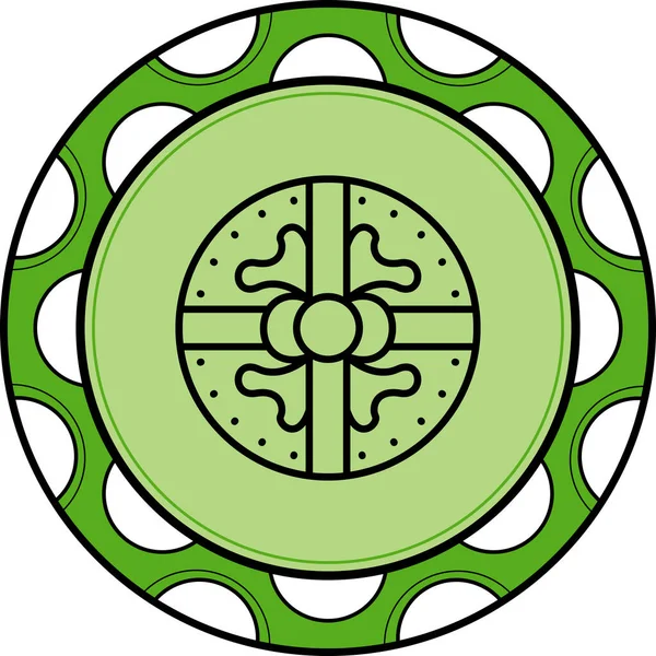 hediye kutusu web simgesi vektör illüstrasyonu