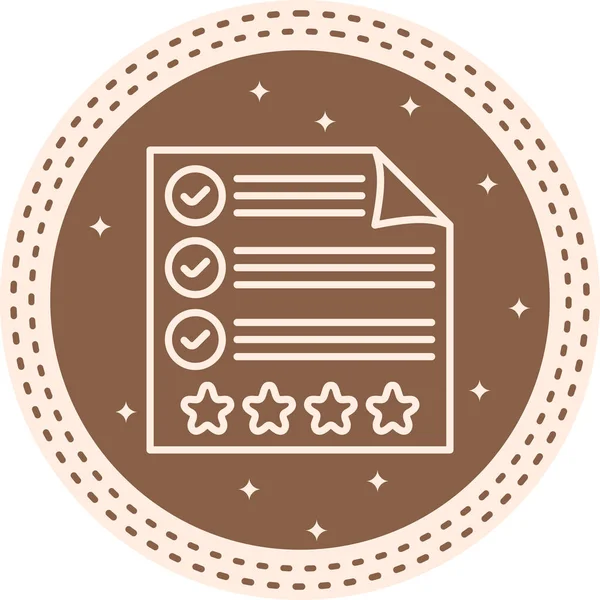 Belge Simgesi. Web Kullanımı için Basit Vektör İllüstrasyonu.