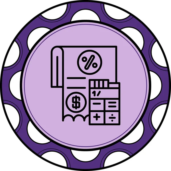 hesap makinesi web simge vektör çizim