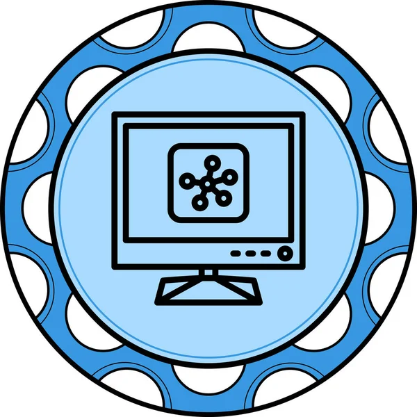 Ağ simgesi vektör illüstrasyon tasarımı