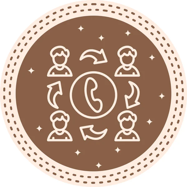 Ağ simgesi vektör illüstrasyon tasarımı