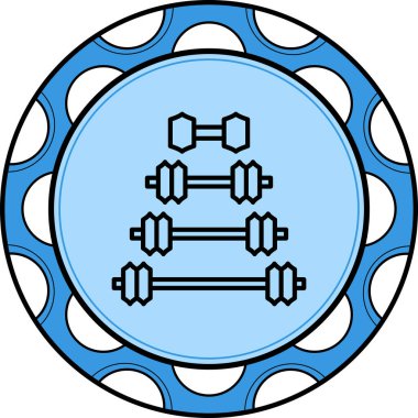 Dambıllar web simgelerinin vektör çizimi