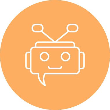 Sohbet Simgesi vektör çizimi tasarımı