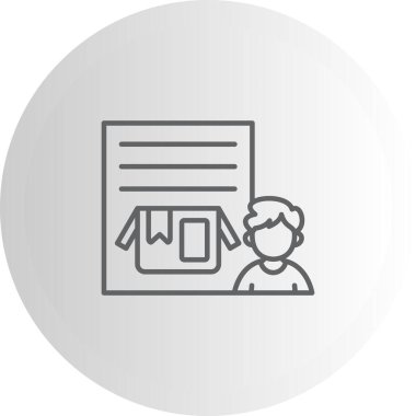 Rapor Yenilikçi Düz Ürün Tasarım Sembolü