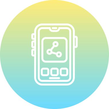 Web simge vektör çizim paylaşmak