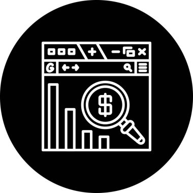 Analiz Yüksek Kaliteli Ölçeklenebilir Vektör İllüstrasyonu