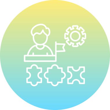 iş lideri, web basit simgesi