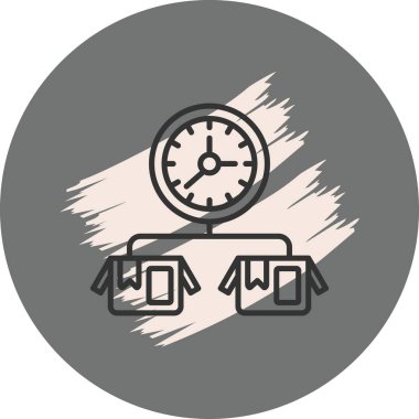 Zaman Çizgisi Dinamik Yaratıcı Dijital Grafik Şekli