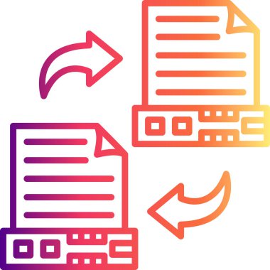 veri simgesi vektör illüstrasyon tasarımı