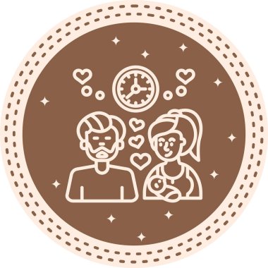 Aile Zamanı Tarz Temiz Ürün Tasarımı Nesnesi