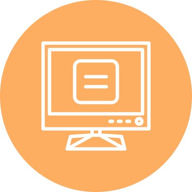 İki yatay dikdörtgen çubuk dairesel çerçeve içinde dikey olarak istiflenmiştir, eşitliği ve matematiksel dengeyi sembolize eder.