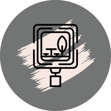 Profesyonel Temiz Düz Grafik Özelliği Dinlenme Alanı