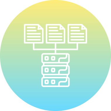 veri simgesi vektör illüstrasyon tasarımı