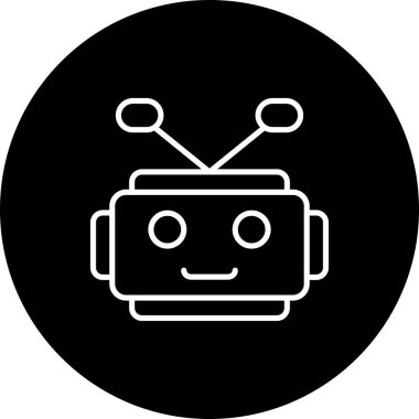 Bot Zarif Asgari Dijital Grafik Sembolü