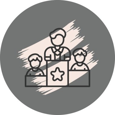 iş lideri, web basit simgesi