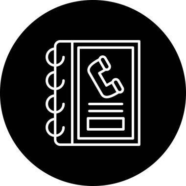 Telefon Defteri Minimum Gelişmiş Marka Tasarımı Varlığı