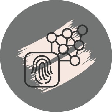 Algoritma modern simgesinin vektör çizimi