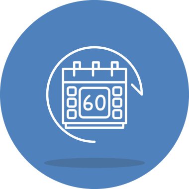 Uygulamalar veya web sayfaları için 60 Gün Stili simgesi