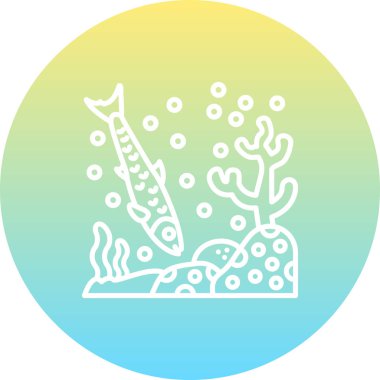 Ançüez ağ simgesi vektör illüstrasyonu