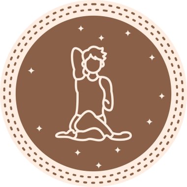 İnek Yüzlü Poz Simgesi, Basit Görüntü