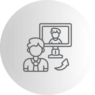  toplantı simgesi vektör illüstrasyon tasarımı