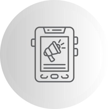 Pazarlama simgesi vektör illüstrasyon tasarımı