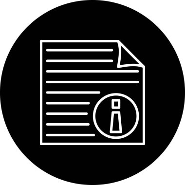 Bilgi Dosyası Kalın Web Grafik Çizimi