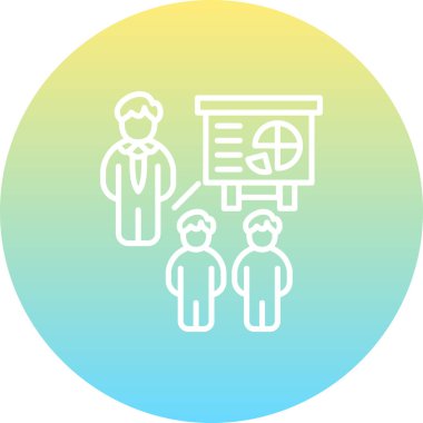 iş liderliği, web basit simgesi