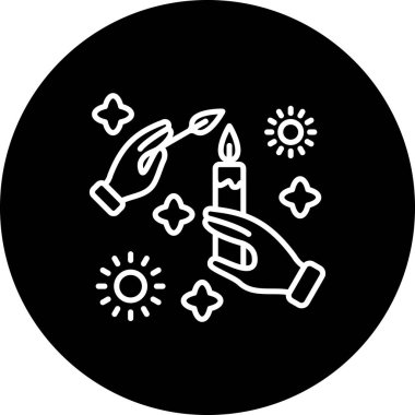 mum ağ ikonu vektör illüstrasyonu