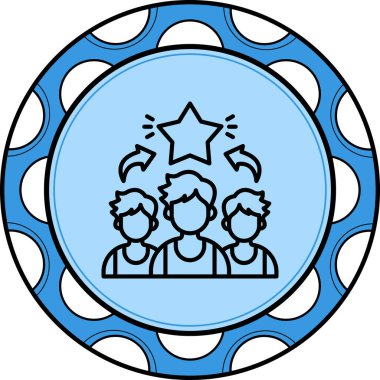 iş liderliği, web basit simgesi