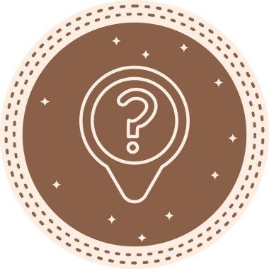 konum web simgesi vektör illüstrasyonu