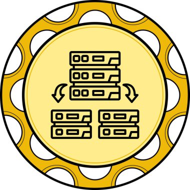 Ağ simgesi vektör illüstrasyon tasarımı