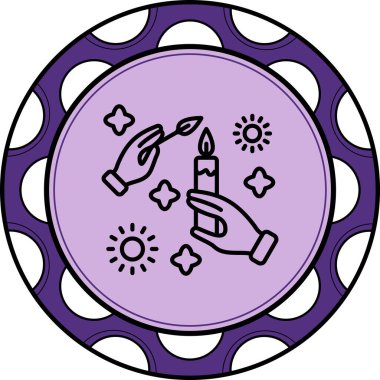 mum ağ ikonu vektör illüstrasyonu