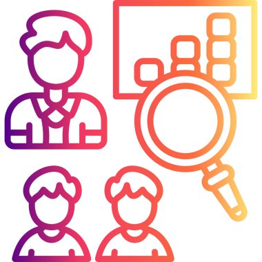 Proje web simgesi vektör illüstrasyonu