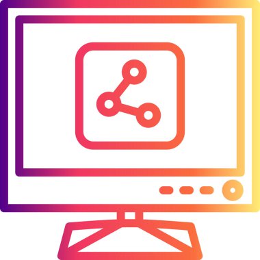 Web simge vektör çizim paylaşmak