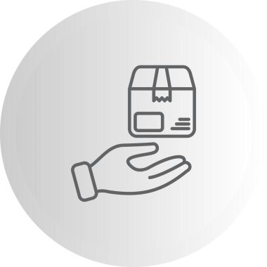 ürün web simgesi vektör illüstrasyonu