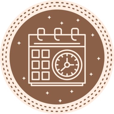 Takvim Asgari Dijital Grafik Sembolü