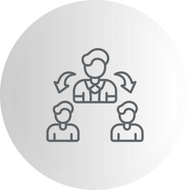 takım web simgesi vektör illüstrasyonu