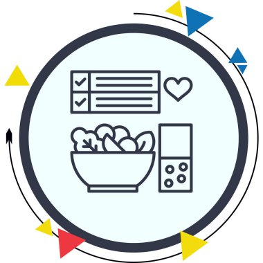 Yemek Ayırt Edilmiş Temiz Damgalama Grafik ŞekliName