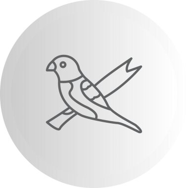 Göğüs simgesi basit düz illüstrasyon