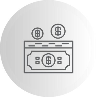 Nakit Premium Minimum Düz Vektör İllüstrasyonu