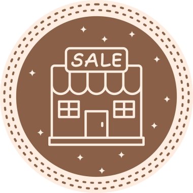 satış simgesi vektör illüstrasyon tasarımı