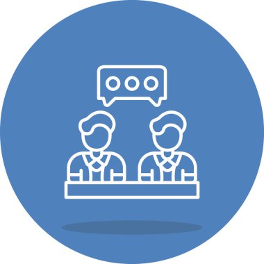  toplantı simgesi vektör illüstrasyon tasarımı