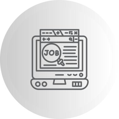 dizüstü bilgisayar simgesi, vektör illüstrasyonu basit tasarım