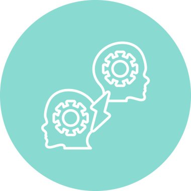 Çakışma Çözünürlüğü Web simgesi vektör çizimi