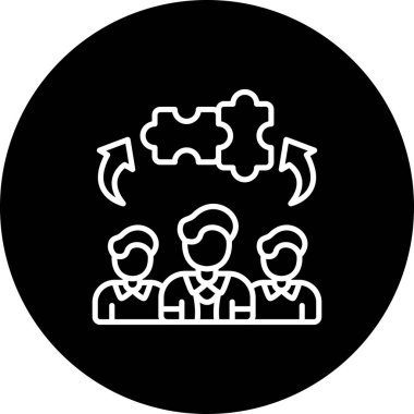 Skills web simgesi vektör çizimi