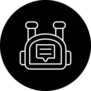 ileti web simgesi vektör illüstrasyonu