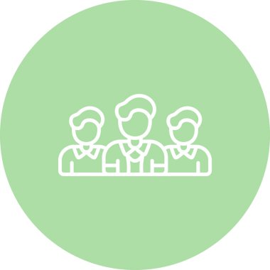 takım web simgesi vektör illüstrasyonu