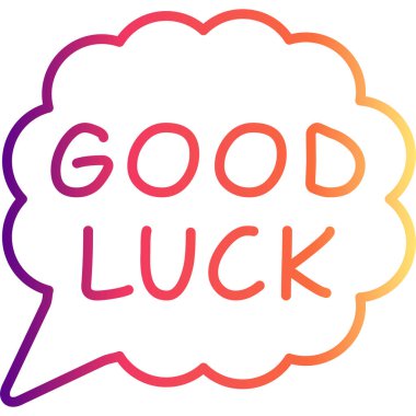 Konuşma balonu çizgisi simgesi, metin basit illüstrasyonlu web etiketi