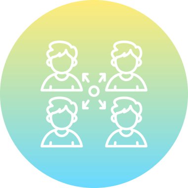  toplantı simgesi vektör illüstrasyon tasarımı